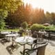 Außenbereich des Hotel-Restaurants Taufstein.